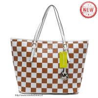 michael kors jet set checkerboard groot bruinen bakken Tas Roermond 6n6gc582